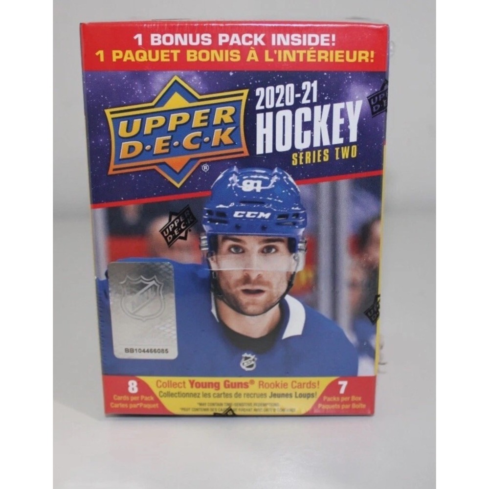 Upper Deck 2020-2021 Hockey Series 2 Blaster‎ Box (7 Packs) - New